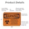 Signmission Biohazard Level II This Laboratory With Symbol OSHA Warning Sign, Plastic, 10in W x 7in L, 2PK OS-2PACK-WS-P-710-L-11985 - alternate 2